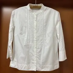 お値下げ❗️美品❗️清楚❗️McGregor ホワイトトップスブラウス七分袖11号