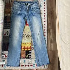 E+D ライトブルーデニム ストレートレッグ