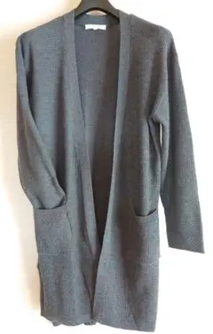 grove 長袖 カーディガン ダークグレー L