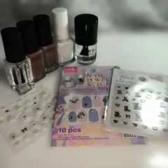 Nail Holic 廃盤色有ネイル 5本セット+ ネイルシール3枚バレンタイン