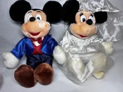 ミッキー＆ミニー ウェディング ぬいぐるみ ペア セット 結婚式 ディズニー