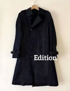 Edition 紺色　トレンチコート