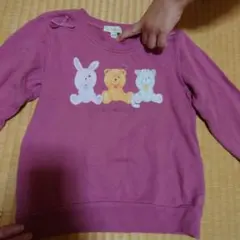panpantatu ピンク トレーナー トップス　長袖