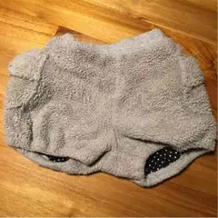 ボア グレー ショートパンツ 半ズボン かぼちゃパンツ 90