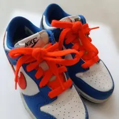 NIKE スニーカー 青/オレンジ　18cm　キッズスニーカー