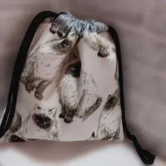 猫柄　コップ袋