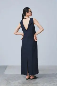 スタニングルアー☆ネイビー 2wayスリットワンピース　サイズ2