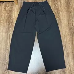 GU メンズ スラックス ブラック M