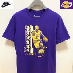 ナイキ nike Tシャツ レイカーズ　レブロンジェームス　プリント　パープル
