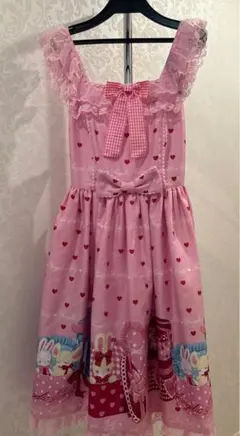 angelic pretty Sugaryタータンチェックジャンパースカート - メルカリ
