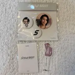 Snow Man　ポップアップ 缶バッチ　フォトカ シール　台湾　台北　ラウール