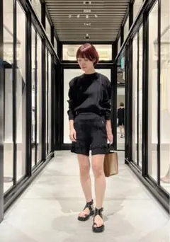 PHOTOCOPIEU フォトコピュー ブラックサロペット オールインワン 38 PHOTOCOPIEU フォトコピュー ブラックサロペット オールインワン 38