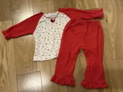 薄手長袖パジャマ　２枚セット　女の子　80㎝