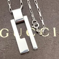 GUCCI グッチ Gロゴプレート SV925ベネチアンチェーン 43041 - メルカリ