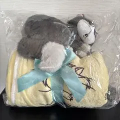ハッピーくじ にゃんにゃんにゃん ラスト ぬいぐるみ付きブランケット