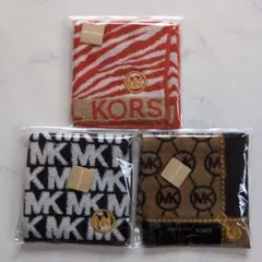 マイケルコース MICHAELKORSロゴ ハンカチ ハンドタオル 3枚セット