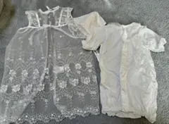 セレモニーベビードレス 帽子セット