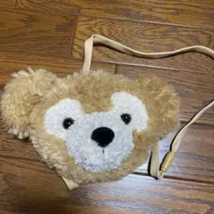 ダッフィー クマの顔型ポーチ