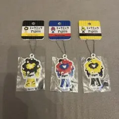 阪神タイガース ミャクミャクラバーマスコットキーチェーン 3個セット