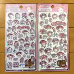 サンリオ　マイメロディ　3D立体シール　硬いシール　海外正規品　2枚セット