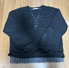 pom ponette ブラック トレーナー 160