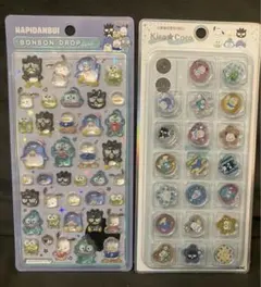 サンリオ　ボンボンドロップシール　はぴだんぶい　キラコロ　おはじきシール