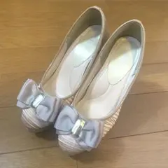 ミッシュマッシュ　リボンハイヒール