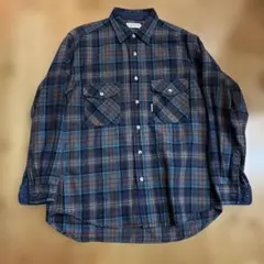 美品 ネルシャツ the north face ノースフェイス チェック　LL