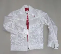 Puma ホワイト 2Wayジャケット(スポーツ)