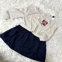 値下げ GAP ギャップ ディズニー ミッキー ミニー ワンピース　100 新品
