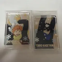 ハイキュー　日向　影山　アクリルブロック　キーホルダー