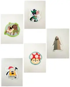 香港ディズニーランド　ステッカー　5枚