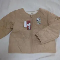 新品☆スヌーピー　裏起毛　ジャンパー　130cm