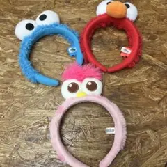 USJ セサミストリートカチューシャ 3点セット