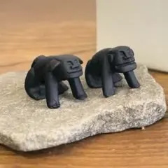 大*う様 値下げしました。盛岡天満宮狛犬(南部鉄器) - メルカリ