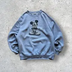 【90s】USA製Disney store スウェット　ミッキーマウス