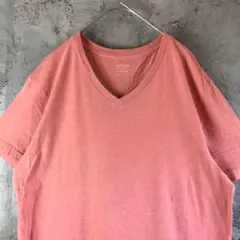 A2918古着　Tシャツ オレンジ　無地