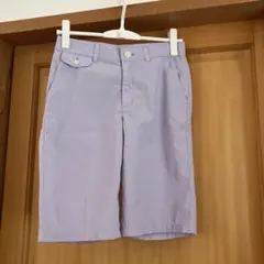ZOY レディース ゴルフパンツ ハーフパンツ ライトパープル　36のサムネイル