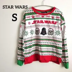 STAR WARS 【S】トレーナー スターウォーズ 長袖 クリスマス