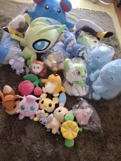 ポケモン ぬいぐるみとグッズセット　まとめ売り 豪華15点まとめ売り】ポケモン ぬいぐるみセット - メルカリ