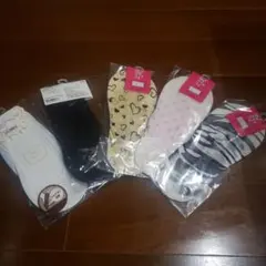 アンクル丈薄手ソックス 5セット