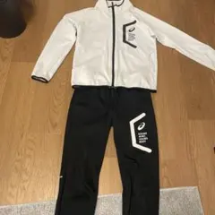 ASICS ジャージ上下セット K6 ホワイト/ブラック