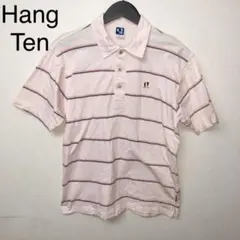 Hang Ten ハンテン ポロ シャツ ストライプ 半袖 襟付き ゴルフのサムネイル
