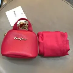 Francfranc バッグチャーム エコバッグ ピンク
