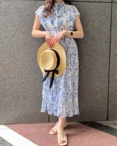 INGNI 花柄 ロングワンピース 2way ノースリーブ M 夏