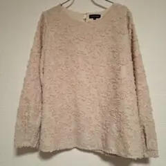 ESPRITMUR ベージュ ジャカードトップス