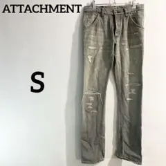 ATTACHMENT アタッチメント グレー デニム パンツ ジーンズ 日本製のサムネイル