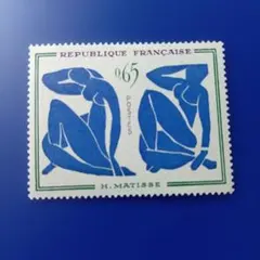 9944 外国切手 フランス 1961年 美術 マティスの代表作 青い裸婦