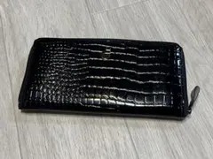 本物 メナード 長財布 黒色系 ラウンドファスナー MENARD e22のサムネイル