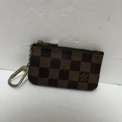 ルイヴィトン　ダミエ　財布　小銭入れ　コインケース　ポシェットクレ　N62658